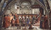 Domenicho Ghirlandaio Bestatigung der Ordensregel der Franziskaner USA oil painting artist